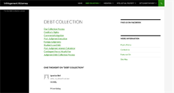 Desktop Screenshot of infringement-attorney.com